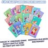 image:imageBluey 5in1 School Friends Themed Card Game Set JumboSized 53Deck Toddler Game MultiColor Interactive Play Card Games for Kids of Ages 3School Friend