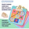 image:imageBluey Bingos Bingo School Friends Card Game Image Matching Card Game with 40 Cards 48 Chips and 12 Scoring Chips Fun Games for Kids of Ages 3Bingos Bingo