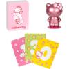 image:imageHello Kitty Strawberry Milk Slap Game Includes 76 Cards amp Collectible Hello Kitty Figurine Flip Cards amp Be The Fastest to React to Pairs Fives amp Strawberry Milk Ages 8 26 Players