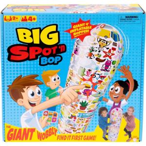 image:imageBig Spot N Bop The Giant Wobbly Find It First Game A Fun Active Race for Mind and Body Run Around The Giant 4 Foot 122cm Inflatable Bopper to Find and Match Images for 2 Or More Players 4