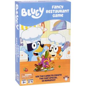 image:imageBluey Fancy Restaurant Game Join and Bingo as They Match Food Cards to Help Dad Prepare a Special Dinner for Mum Serve up Fun While Building Memory and Matching Skills Ages 3 24 PlayersFancy Restaurant