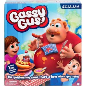 image:imageGassy Gus Interactive GutBusting Game Feed Gus Foods Watch Out for Big Blast Hilarious Sounds 24 Players Ages 4 with Inflatable Belly 54 Cards Instruction Manual 1 Extra Belly Balloon