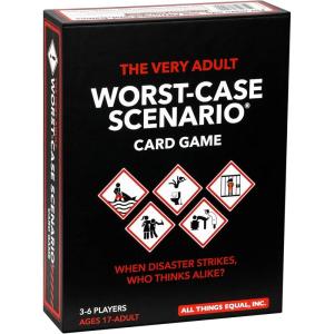 image:imageThe WorstCASE Scenario Card Game  AllNew FamilyParty Game for Adults and Kids 10  0 Trivia and 100 Humorous FunAdult Version