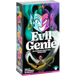 image:imageEvil Genie Party Game Where Players Combine Good Cards with Evil Cards to Grant One Messed Up Wish Then Guess If The Wish Will Be Taken to Score Points amp Win The Game for 2  8 Players Ages 8